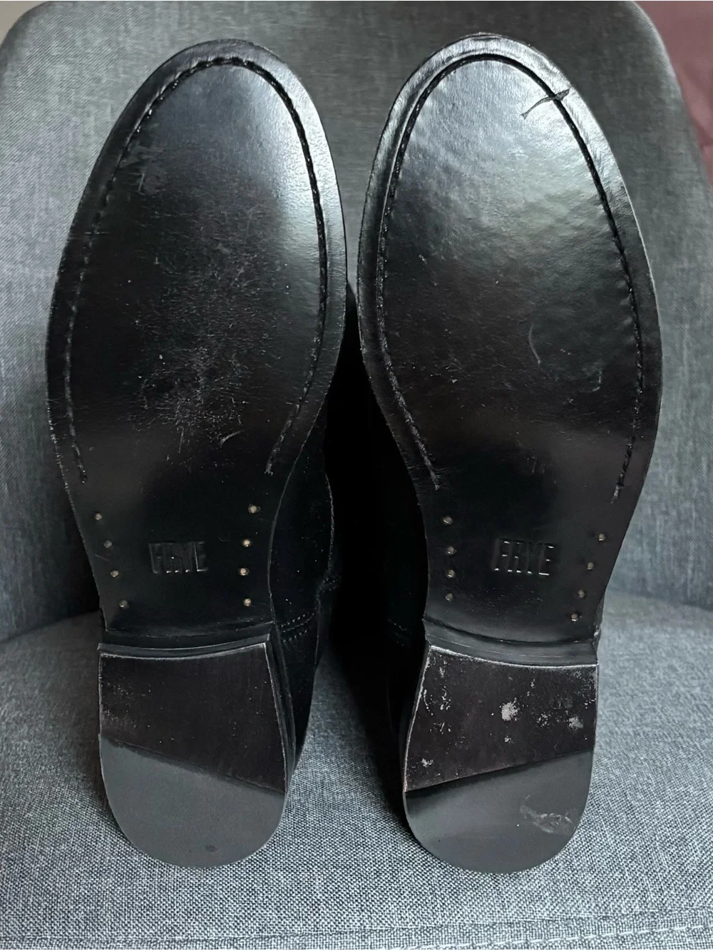 Frye Melissa Button 2 Boots - Black Leather - 6.5